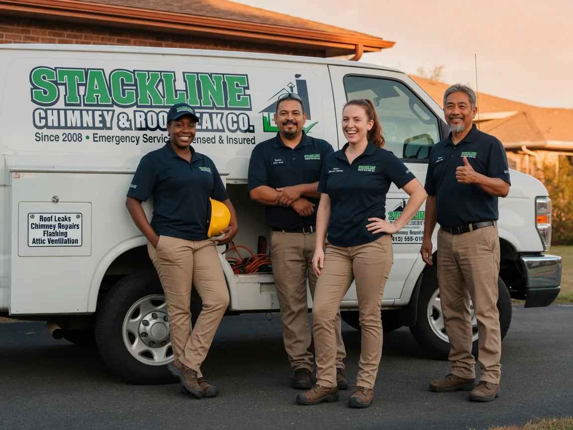 Chimney flashing repair company in Henrietta, TX